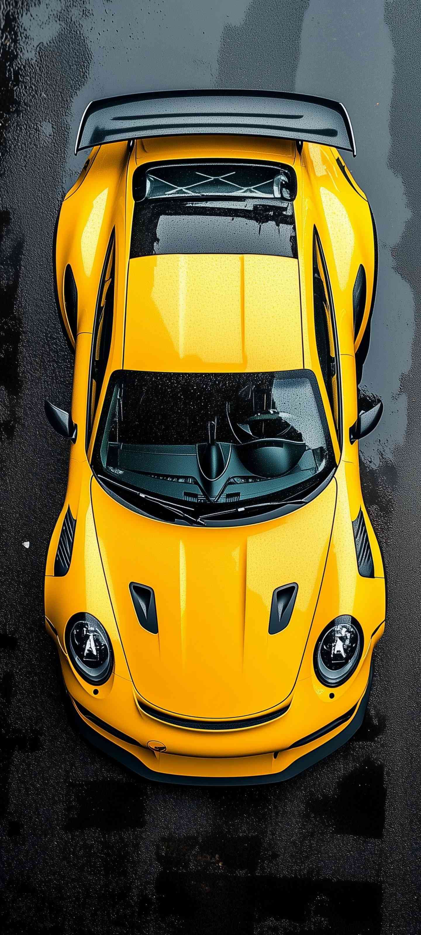 Yellow Sports Car Wallpaper – Sleek & Energetic Mobile Background | MirrorLog